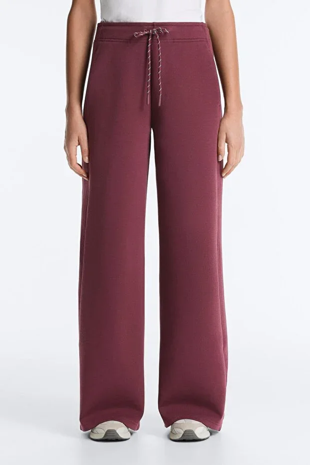 Oysho Cotton blend straight trousers