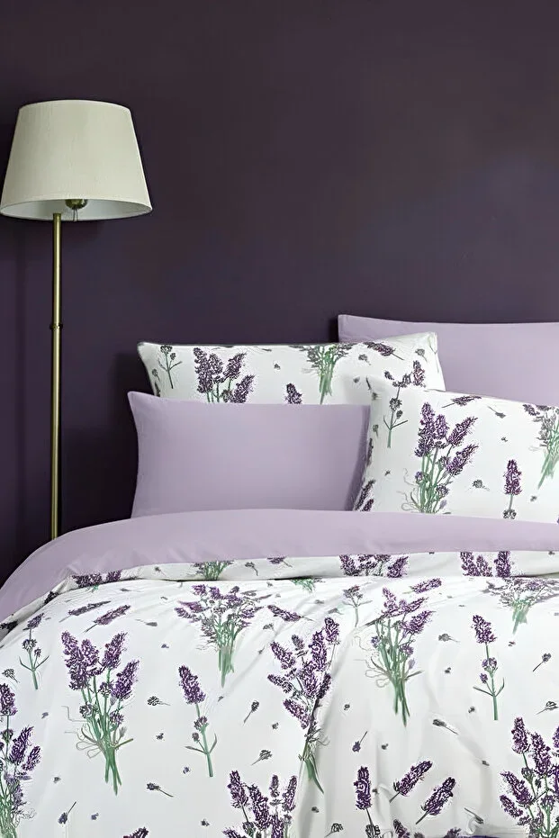 DOUBLE DUVET COVER SET WITH FITTED SHEET
