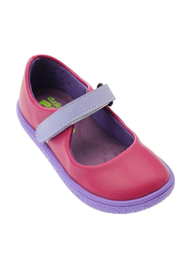 Girls' Single Strap Pink Ballet Flats