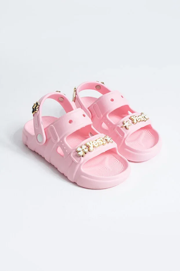 Girls / Baby Cute Accessory Back Strap Non-Slip Eva Sea Beach Nursery Sandal Slipper