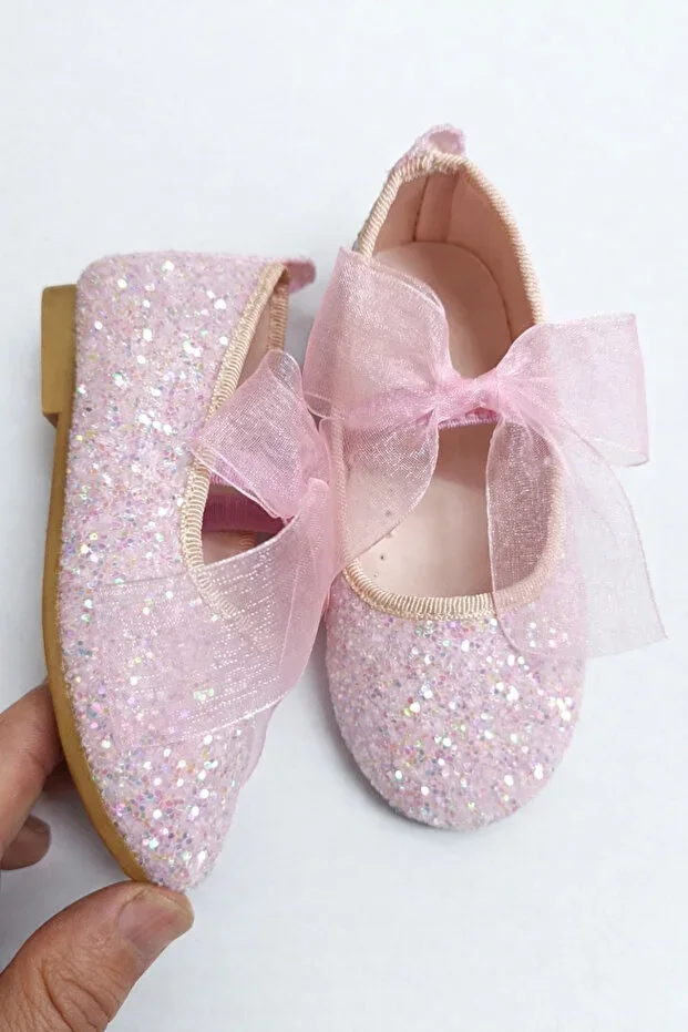 Pink Sequin Can Lively Orthopedic Ballet Flats