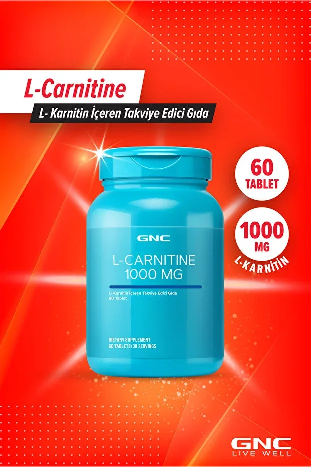 GNC L-Carnitine 1000 mg – 60 Tablets