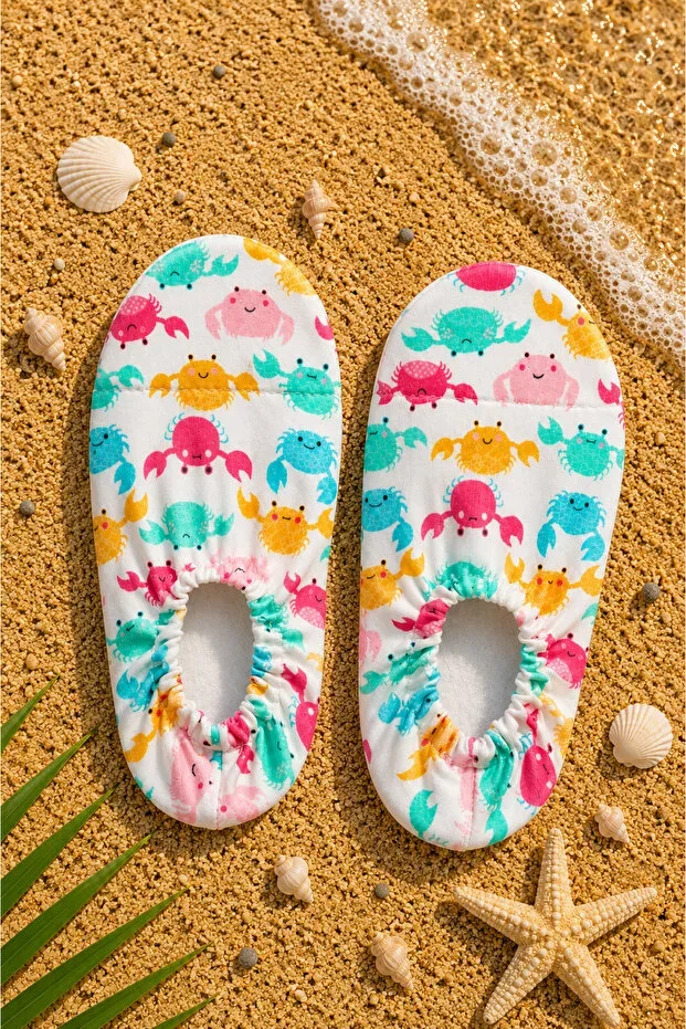 Non-Slip Sole Children's Water Shoes Baby Pool Booties Breathable Swimsuit Fabric