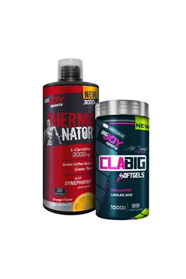 Bigjoy Thermonator L-carnitine 3000 Mg Orange Flavor 1000 ml L Carnitine Clabig 1000mg 99 Capsules