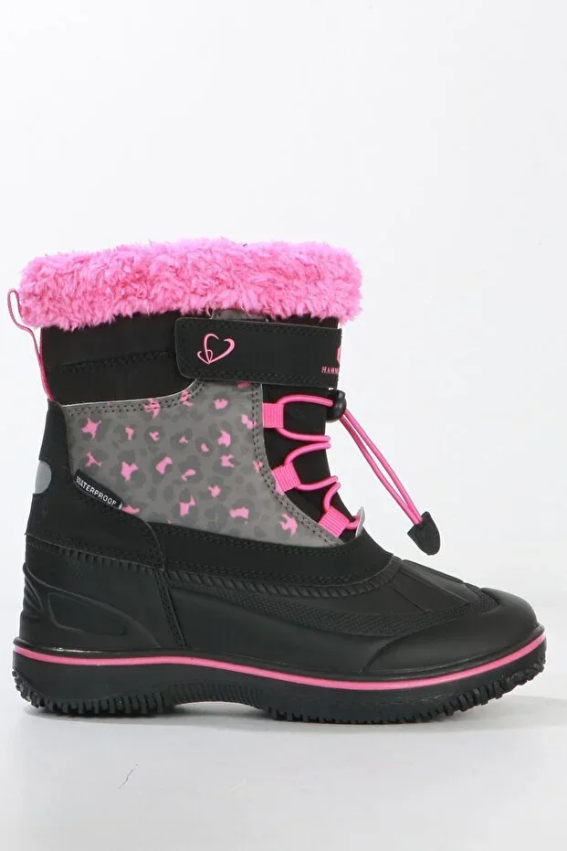 Luna Waterproof Black Outdoor Children's Boots