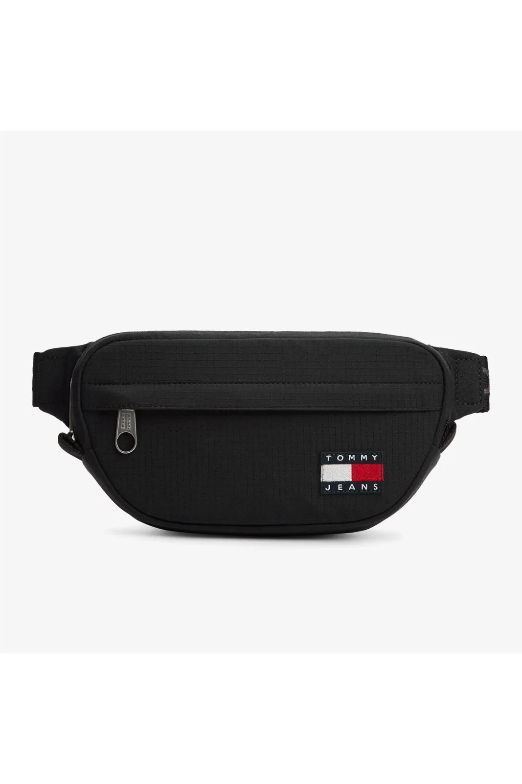 Men's Brand Logo Daily Use Black Waist Bag AM0AM14280 BDS