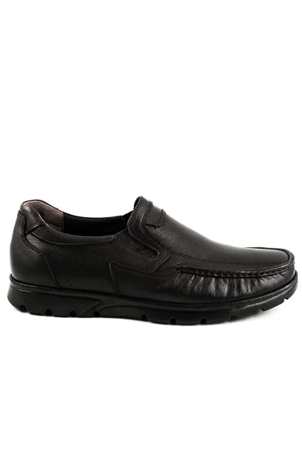 32608 Zeke Black Men's Genuine Leather Shoes