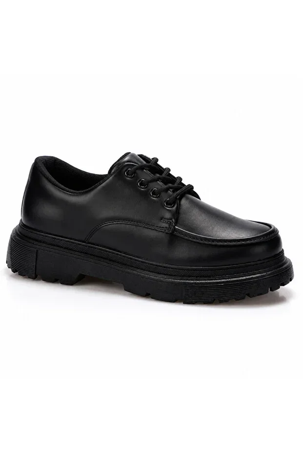Premium selective Charcoal Leather Daily Men's Shoes Comfortable Casual Modern Sneaker KB X6