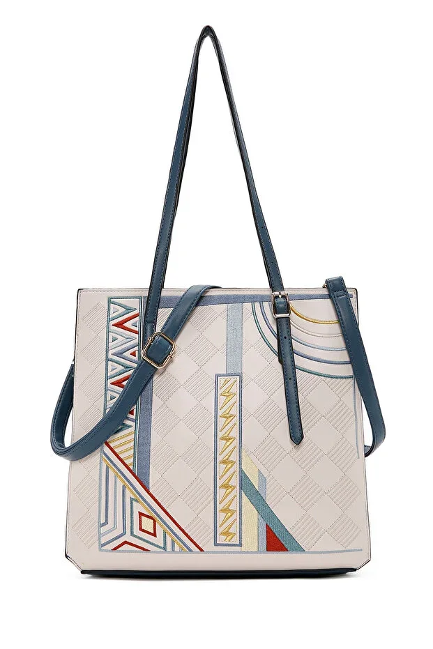 Women's Multicolor Long Strap Printed Shoulder Bag 26PBD260426