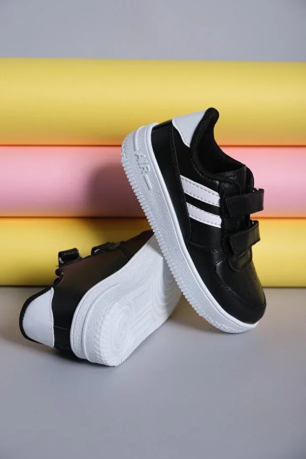 Ezra Air Thick Sole Strapped Unisex Baby Children Sneaker
