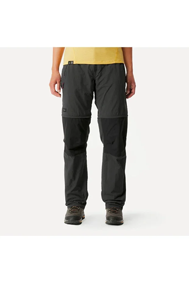 Women's Modular 2-in-1 Outdoor Trekking Trousers - Grey - Mt100