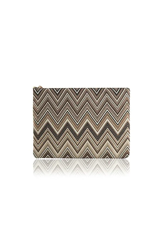 Zigzag Clutch Bag