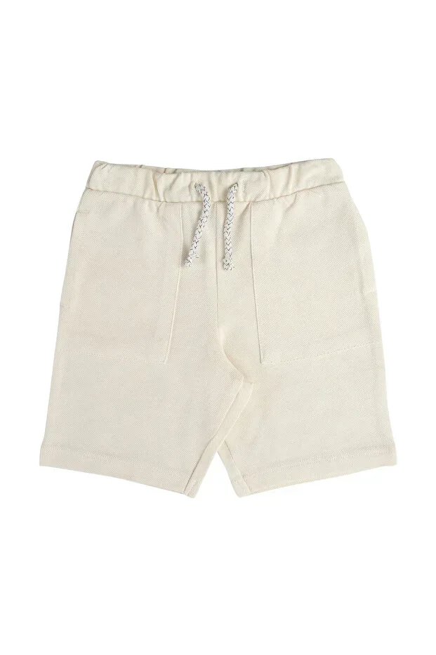 %100 Cotton Drawstring Pocket Baby Knit Shorts / Soft and Comfortable Fabric / With Different Color Options