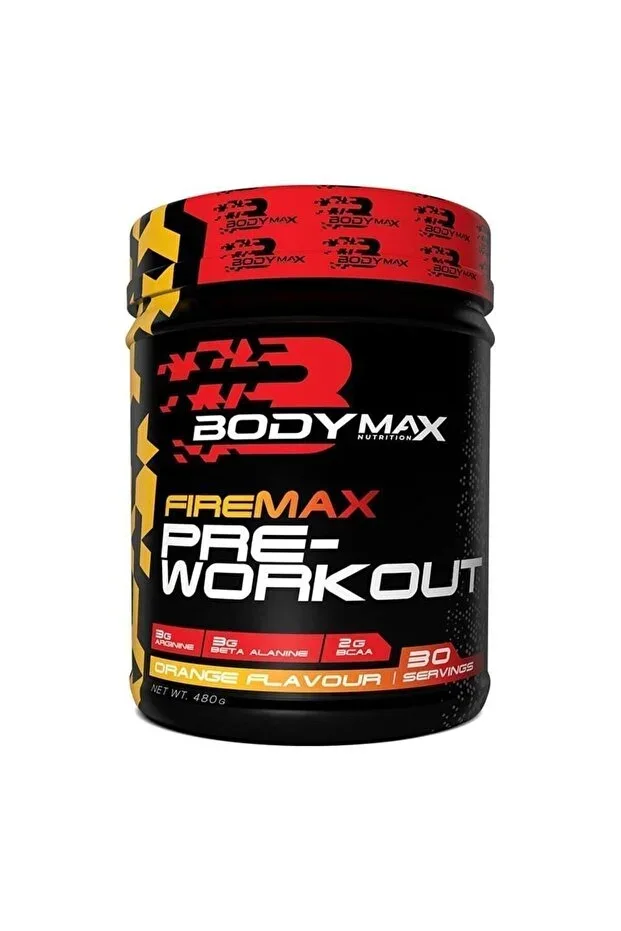 Firemax Pre-workout 480g | Orange Flavored | Strength & Performance Enhanced Amino Acid Supplement