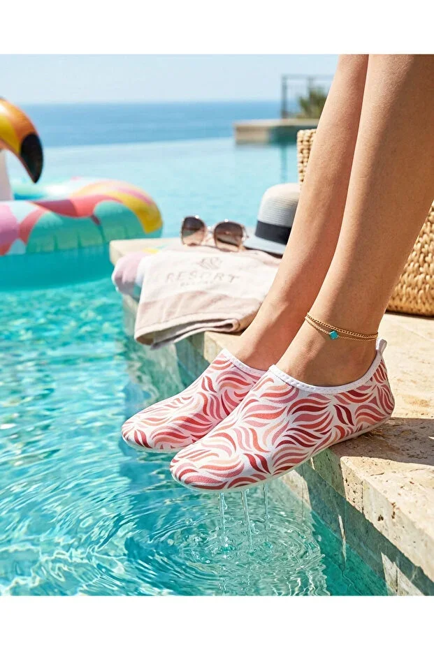 Digital Printed Pool, Beach and Sea Shoes, 053