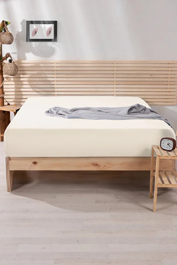Ranforce 100% Cotton Single / Double Bed Fitted Sheet