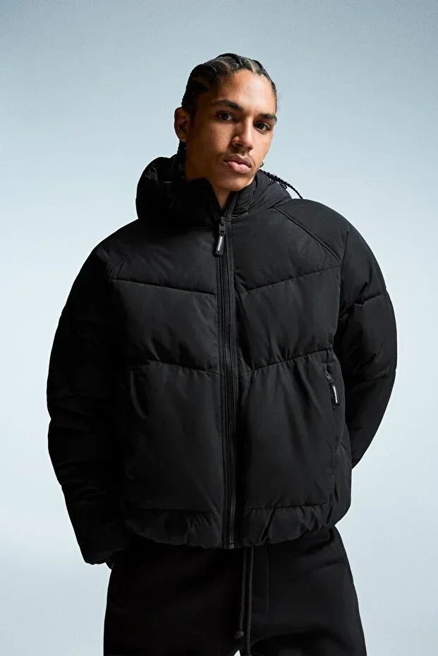 Hooded puffer jacket