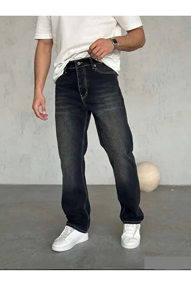 MEN'S BAGGY BOY JEANS DENIM TROUSERS