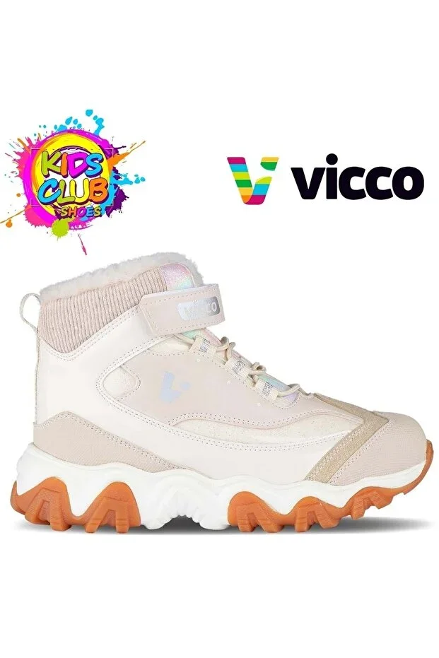 D'lites Radus Phylon Rubber Sole Woolen Orthopedic Children's Boots BEIGE