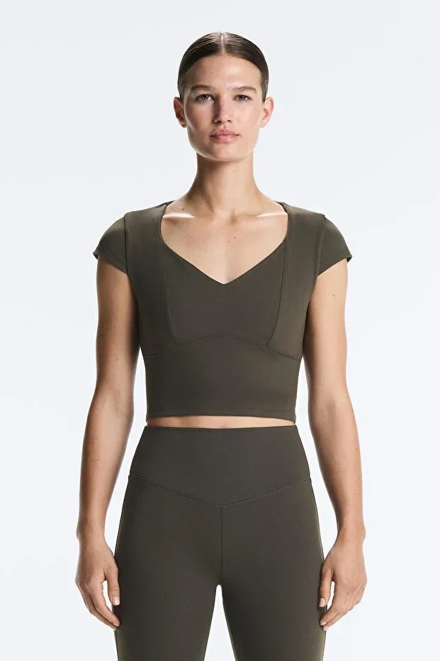 Oysho Evermove Short Sleeve Tank Top