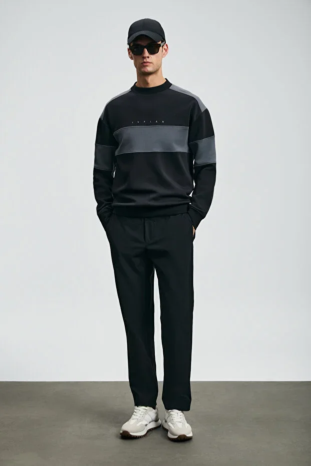 Pieces Men's Sweatshirt Black