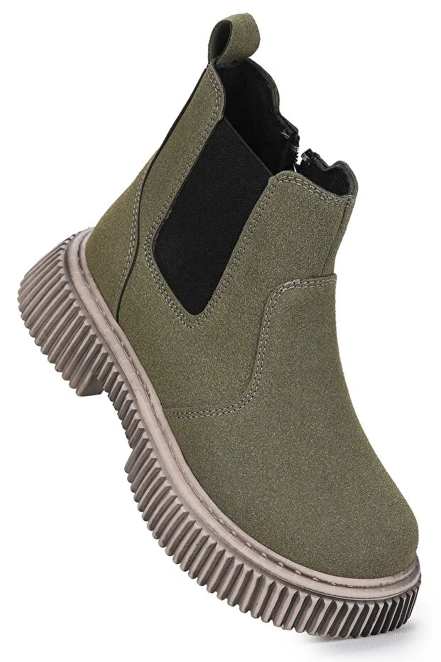 Penka Zippered Boys' Daily Boot Shoes