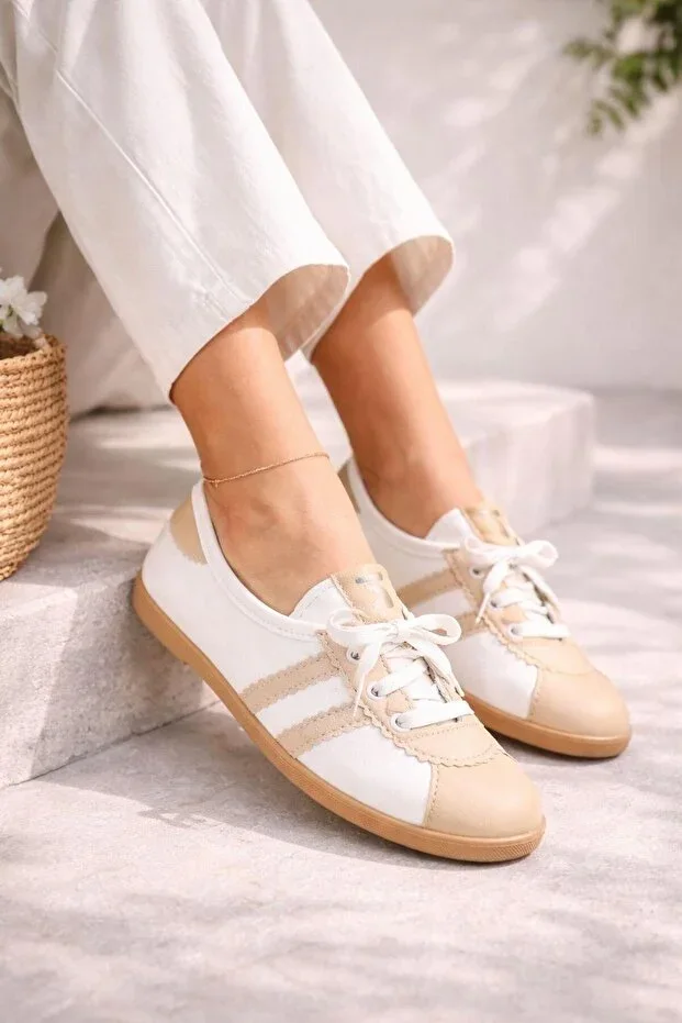 Daily Ballet Flats | Lace-up Sports Daily Ballet Flats Shoes | Home Office Outdoor Women's Ballet Flats