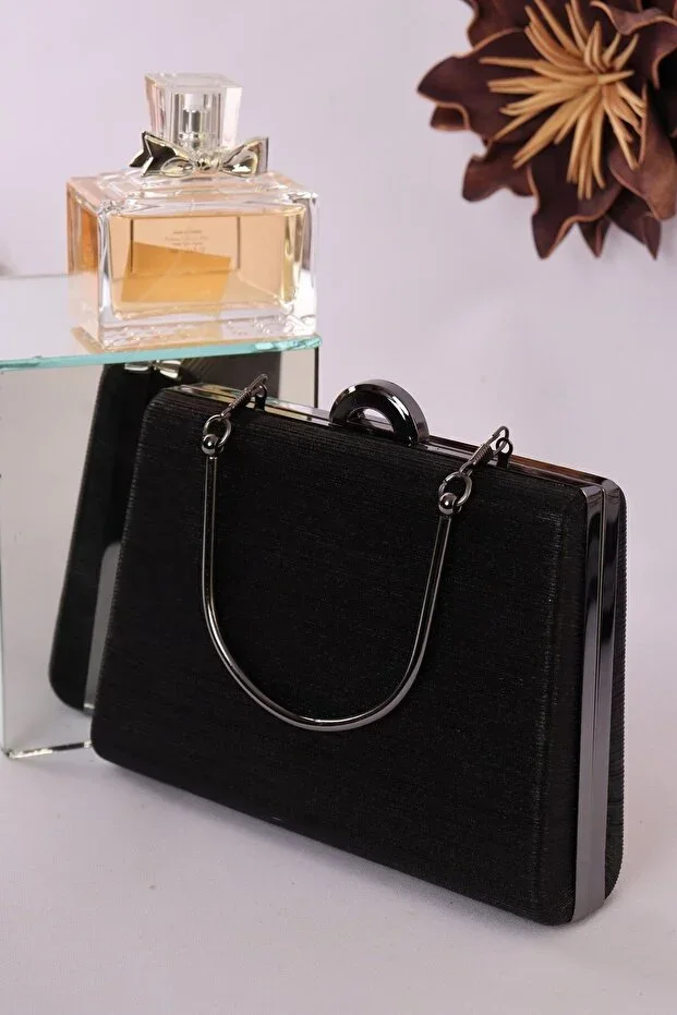 Elysara EB0715 | SİNDİRELLA EYE-CATCHING SQUARE CASE HANDLE EVENING BAG