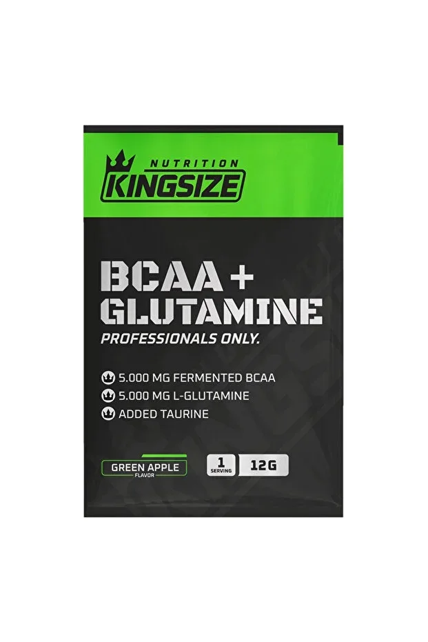 Bcaa Glutamine Powder 12gr 1 Sachet - Green Apple
