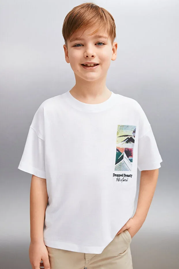 DARROW Men's White T-Shirt