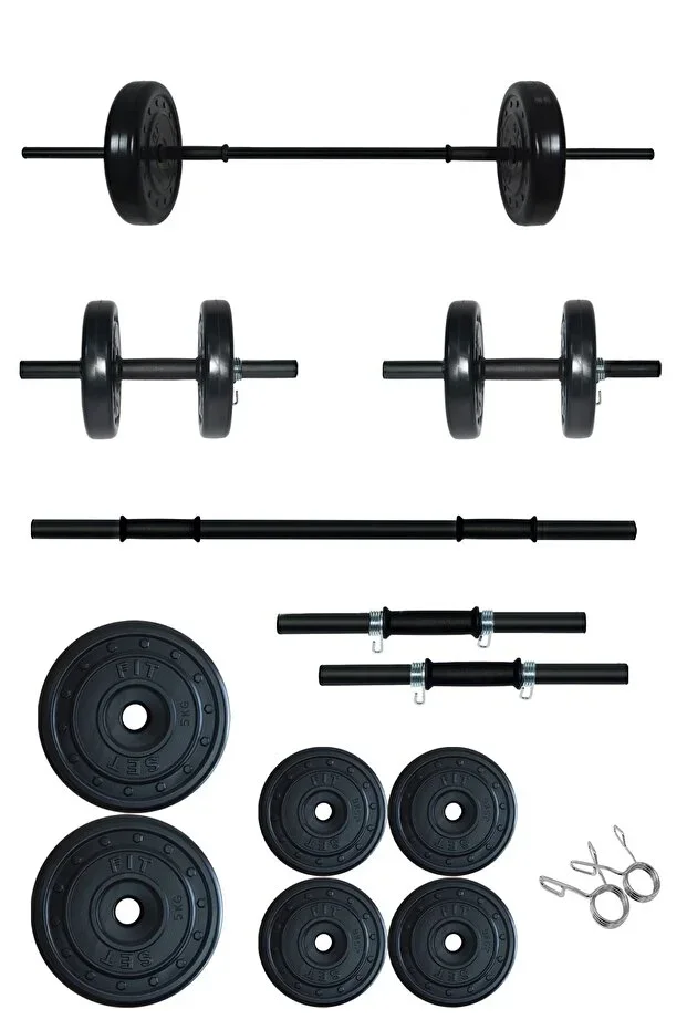 25 Kg Combo Barbell Set and Dumbbell Set Weight Fitness Set