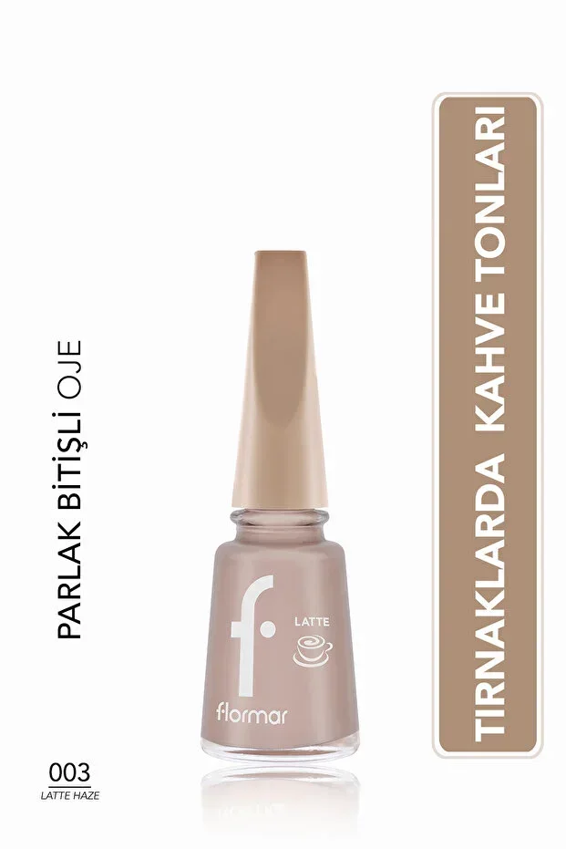 Latte High Pigment & Shiny Finish Coffee Toned Nail Polish