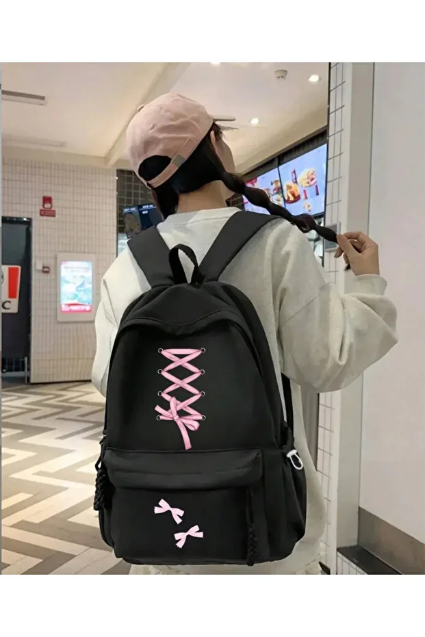 Ribbon School Backpack and Classroom Bag