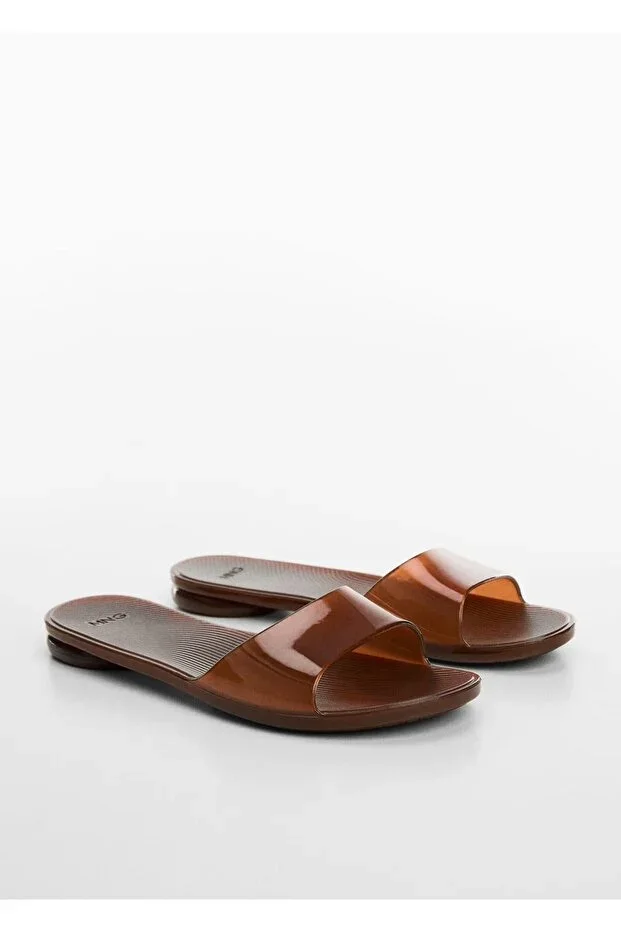 Semi-transparent strap sandals