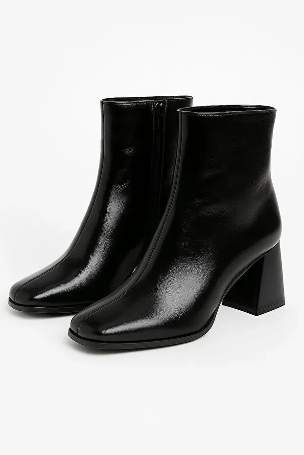 Women's Boots, Square Toe, Chunky Heel, Casual Boots