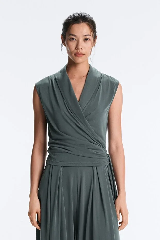 Oysho Sleeveless T-shirt in Modal Blend