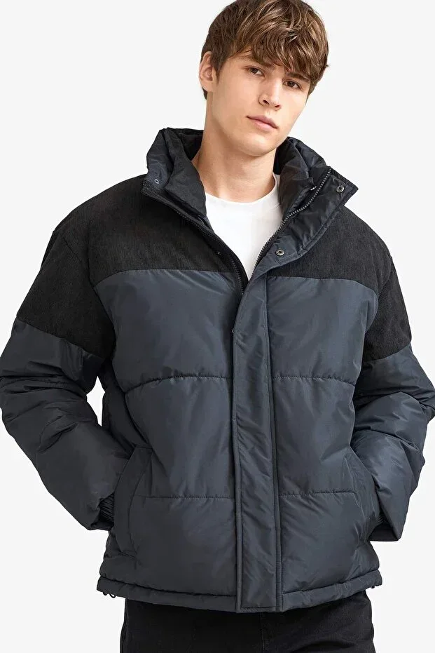 Water Repellent Oversize Velvet Jacket E9976AX25WN