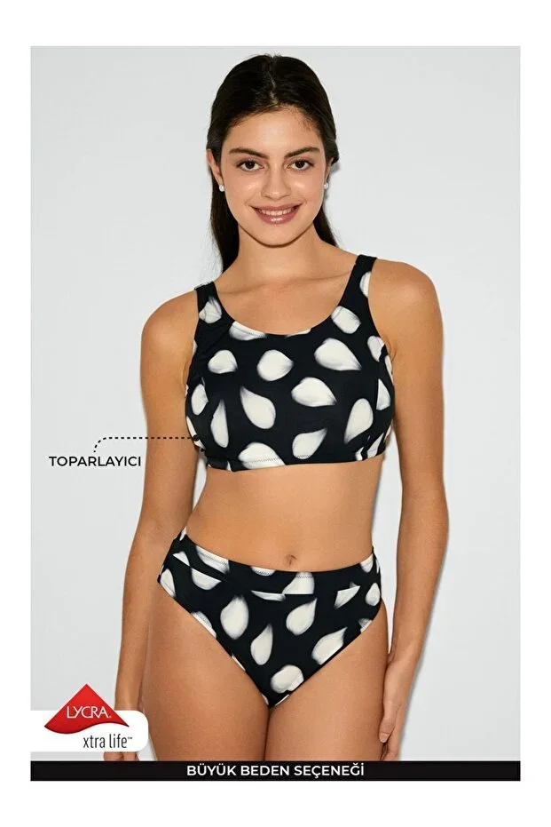 Licha Patterned Mastectomy Bikini