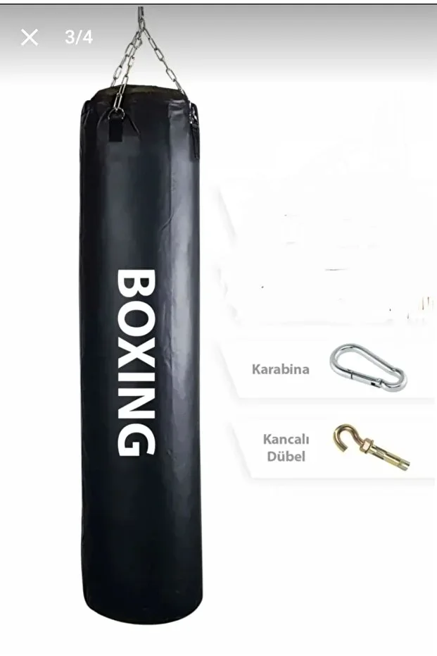 70 x 25 cm 70x25 Cm Zinçirli Punch Bag Hanger Bracket 10-15 kg Black