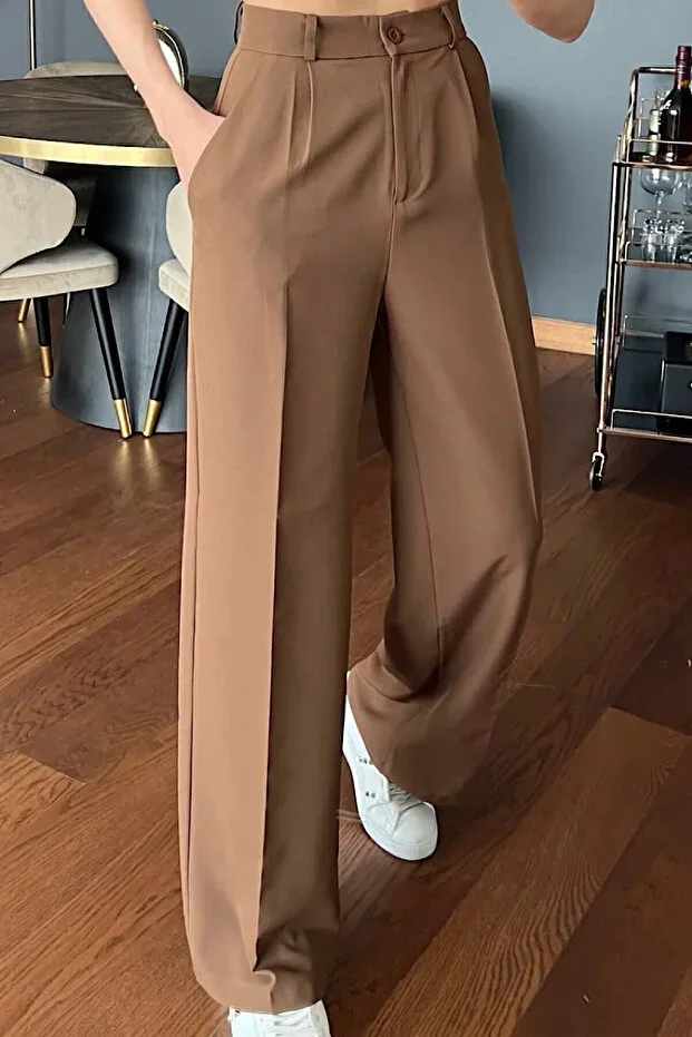 LAVİNİM Women's Palazzo Pants