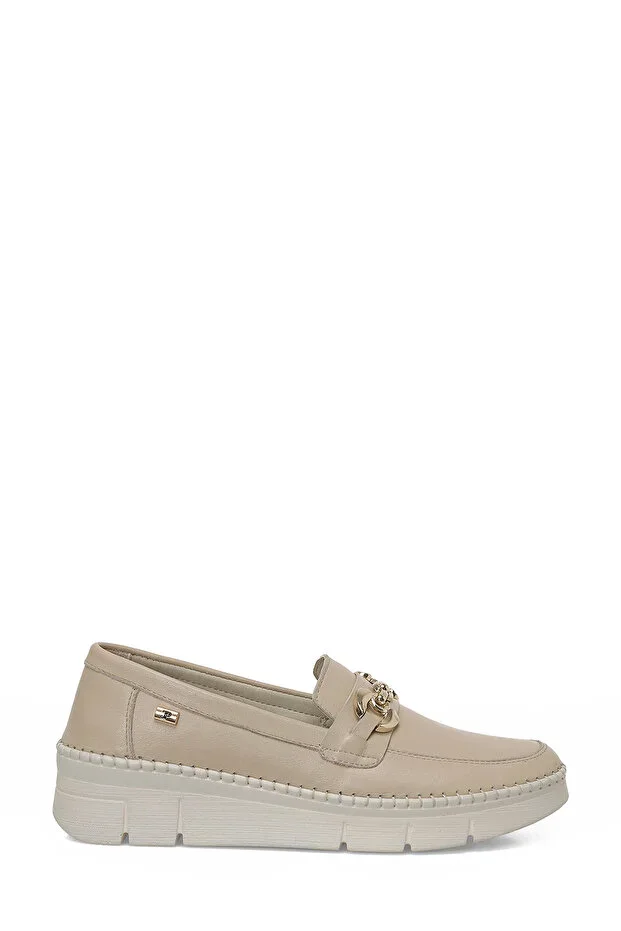 105701.Z6FX Beige Women's Loafer