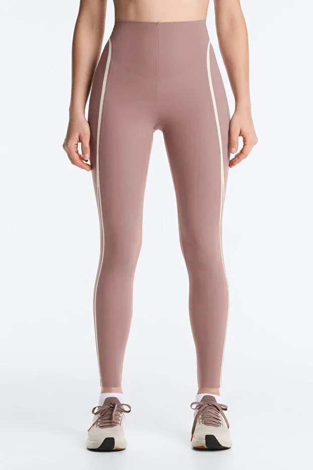 Oysho High rise Compressive core control ankle length leggings