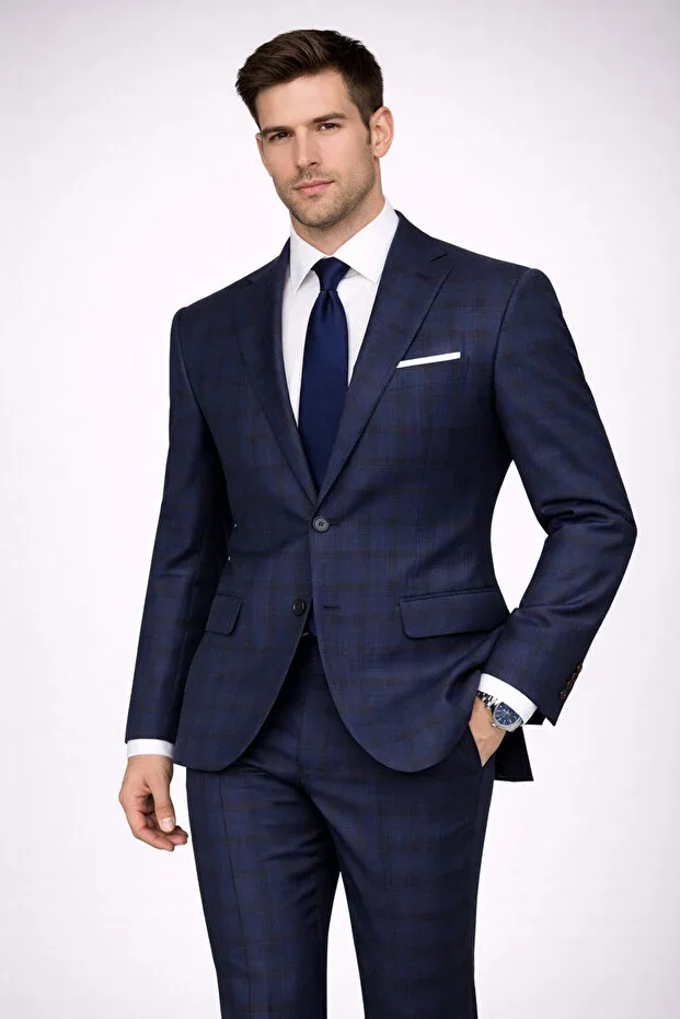 Slim Fit Men's Suit - Stylish Modern Premium Design