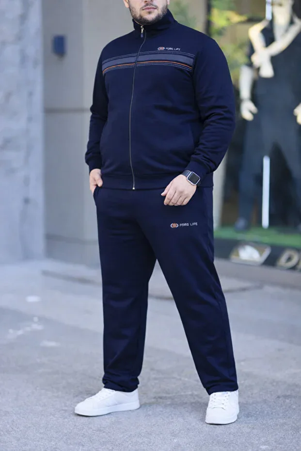 Men's Plus Size Stylish Battal Tracksuit