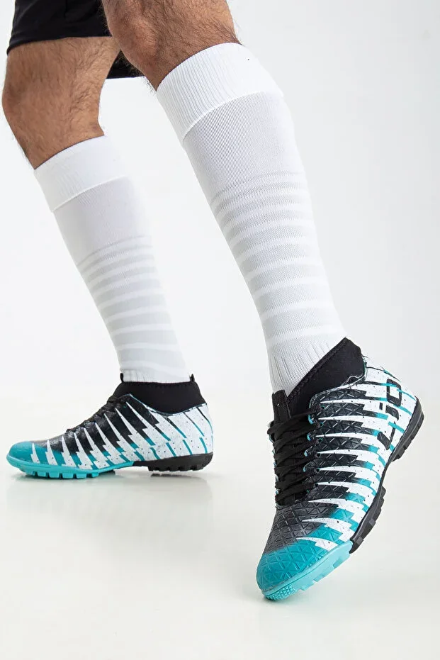 Unisex Children's Football Boots with Socks Fremax.1455 Turquoise