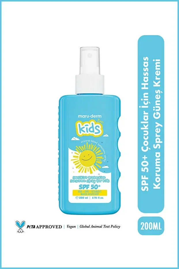 Maru.Derm Sensitive Protection Spray Sunscreen SPF 50+ PA+++ for Children 200 ML