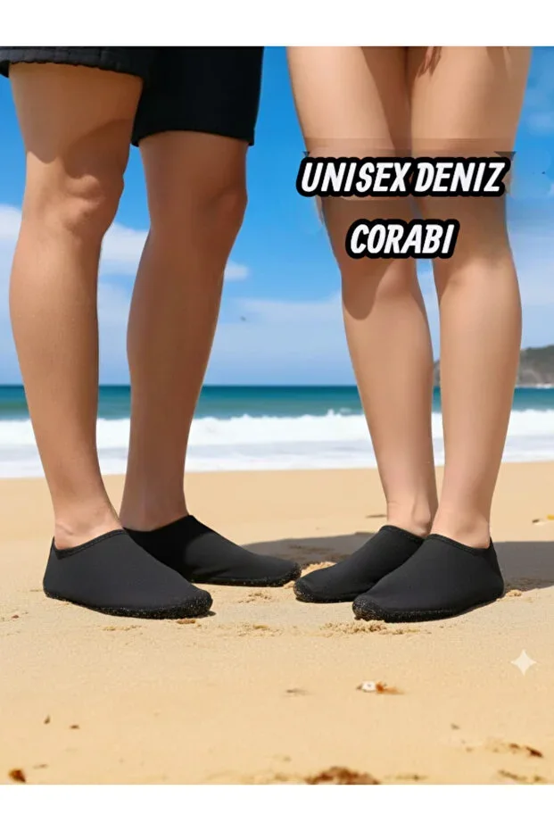Unisex Thick Sole Durable Non-Slip Sole Sea Beach and Hiking Shoes Booties