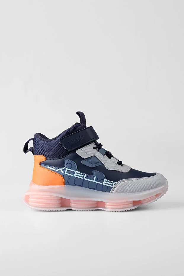 Vicco Heel Air Sole Boys Navy Blue Boots