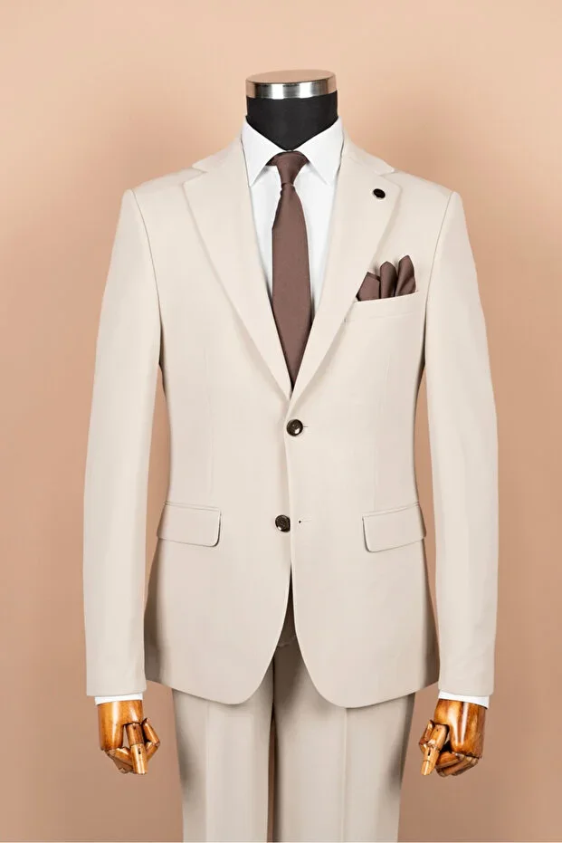Terzi Ayhan Slim Fit Suit – Choose 1 size larger for a perfect fit.