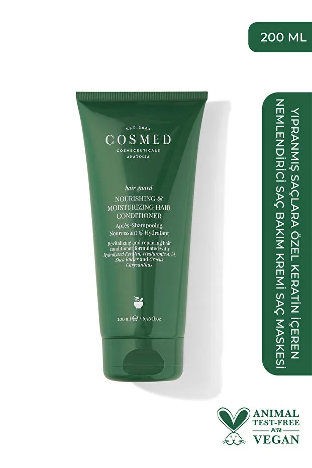 COSMED Moisturizing Hair Care Cream Hair Mask HAIR GUARD with Keratin for Damaged Hair